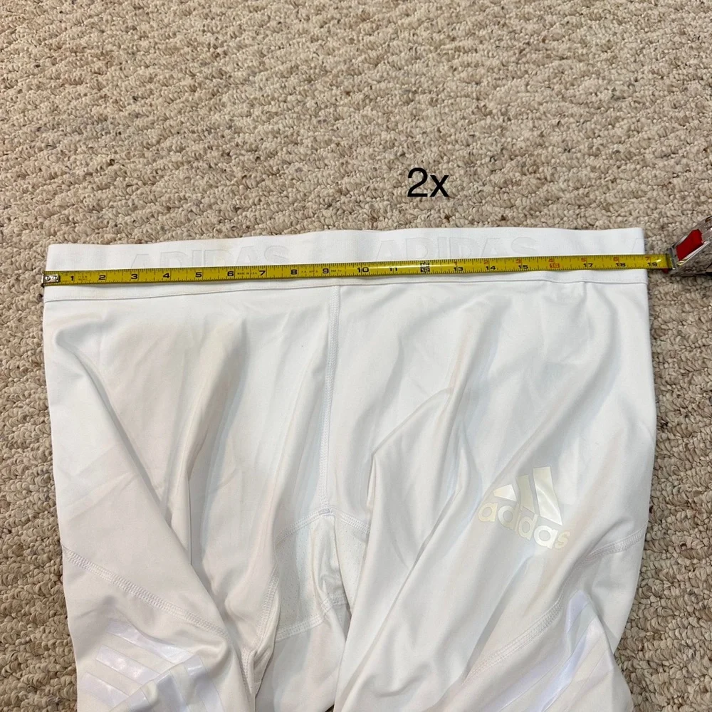 Men’s White Adidas Tights